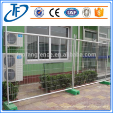 Removable temporary fence